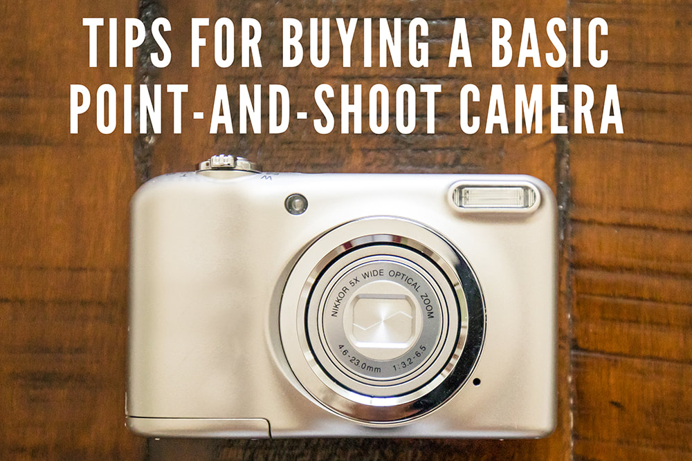 Tips for buying a basic point-and-shoot camera. This post is really helpful for finding a camera for kids learning photography. By Calm Cradle Photo & Design
