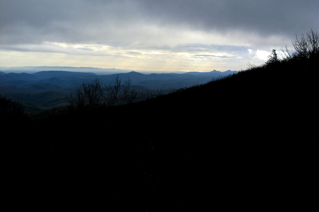 Mountain view from the Blue Ridge Parkway, NC. Calm Cradle Photo & Design
