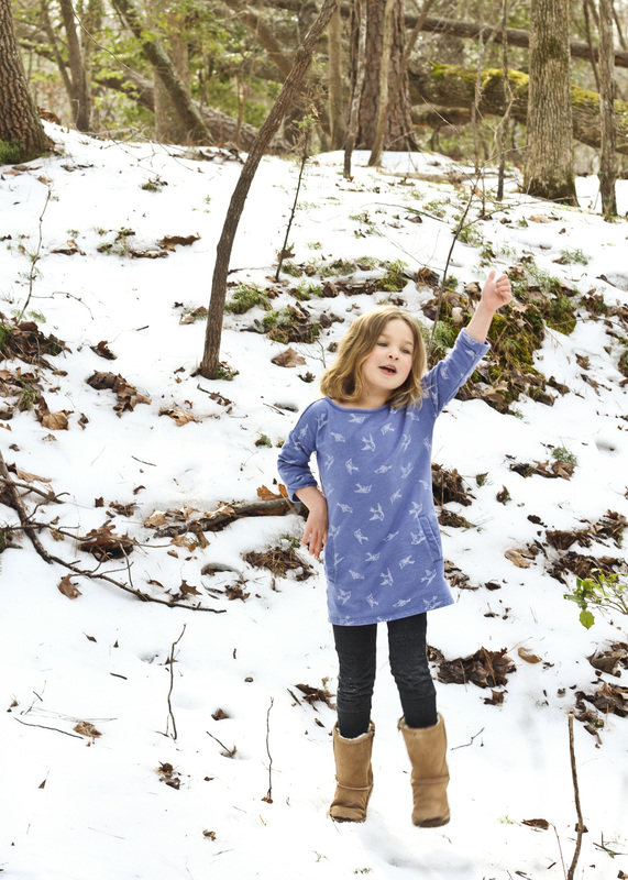 Portraits: First lost tooth. In the snow. By Calm Cradle Photo & Design
