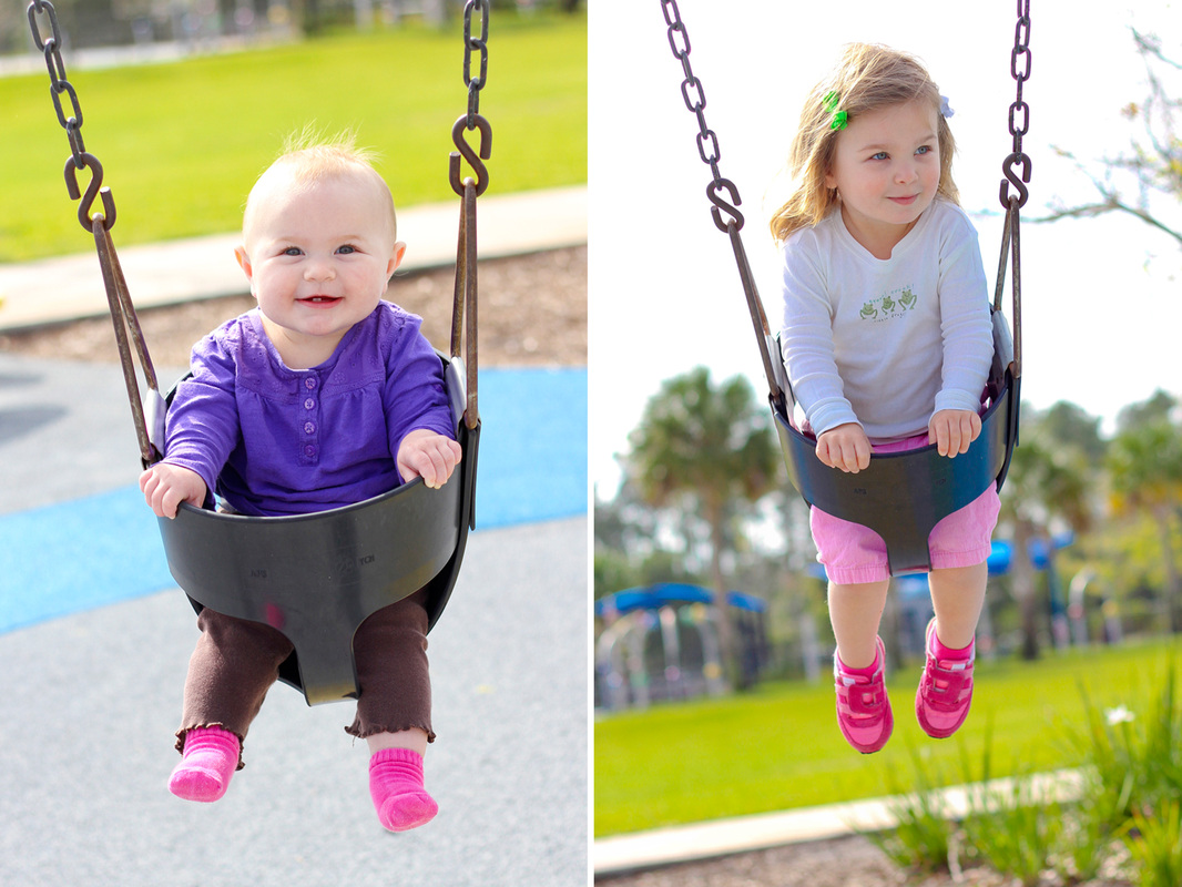 Swings at Dr. P. Phillips Community Park. Orlando, Florida. Calm Cradle Photo & Design