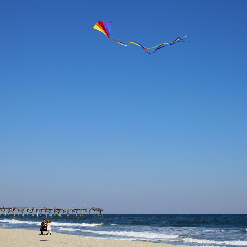 Let's go fly a kite. Carolina Beach, North Carolina. By Calm Cradle Photo & Design