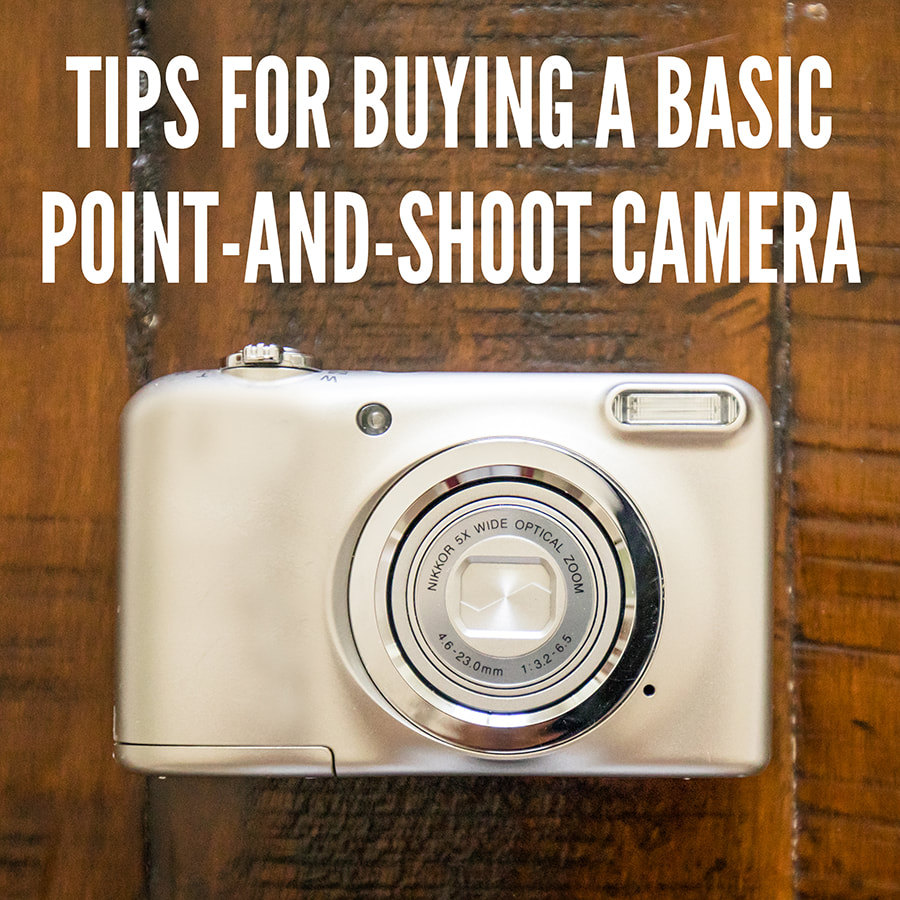 Tips for buying a basic point-and-shoot camera. This post is really helpful for finding a camera for kids learning photography. By Calm Cradle Photo & Design