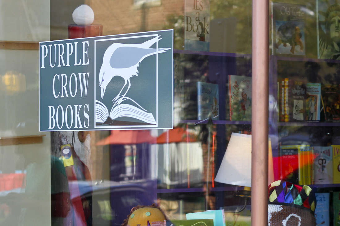 Purple Crow Books. Hillsborough, NC. Calm Cradle Photo & Design