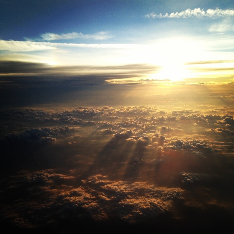 Florida sunset off the wing. By Calm Cradle Photo & Design