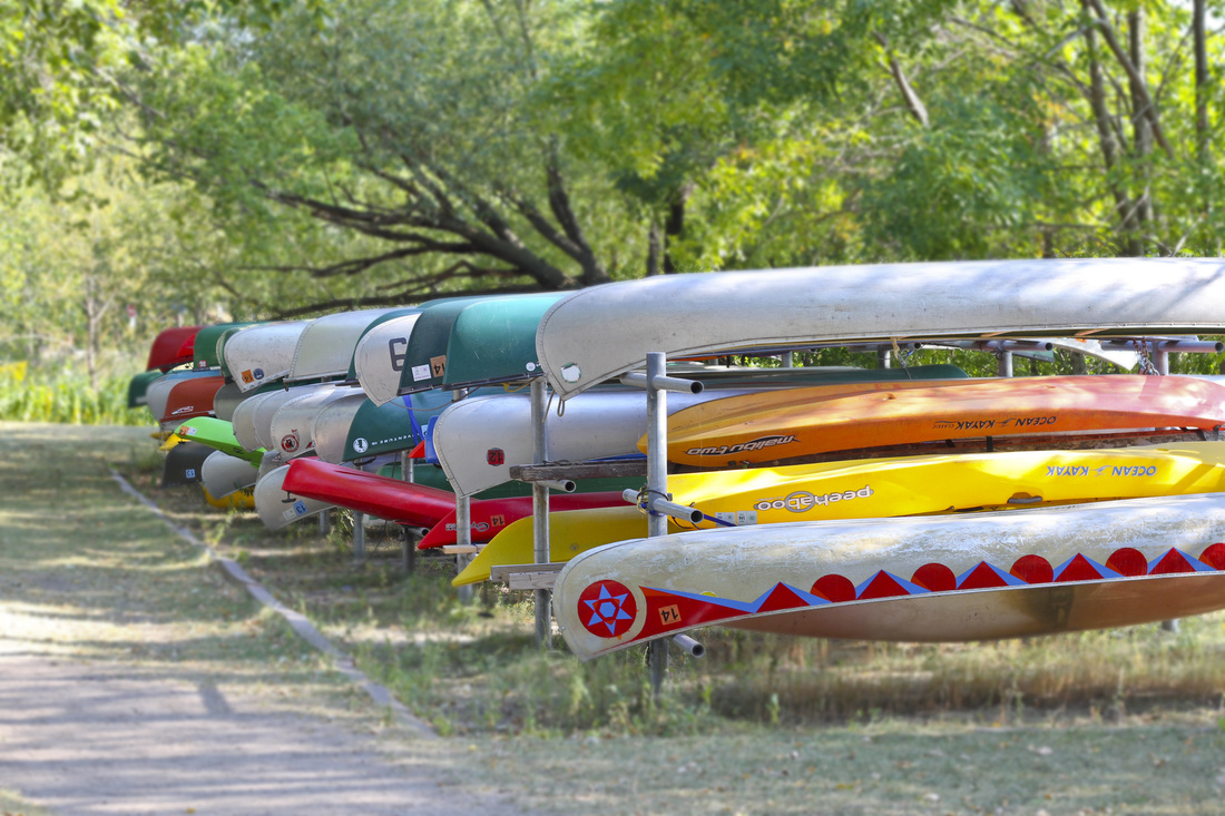 Canoes at Lake Harriet. Minneapolis, MN. Calm Cradle Photo & Design
