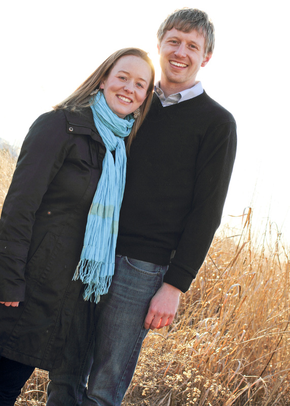 Portraits: Winter engagement photo session in tall grass. By Calm Cradle Photo & Design #engaged #engagement #tallgrass #winterengagement #winterwedding