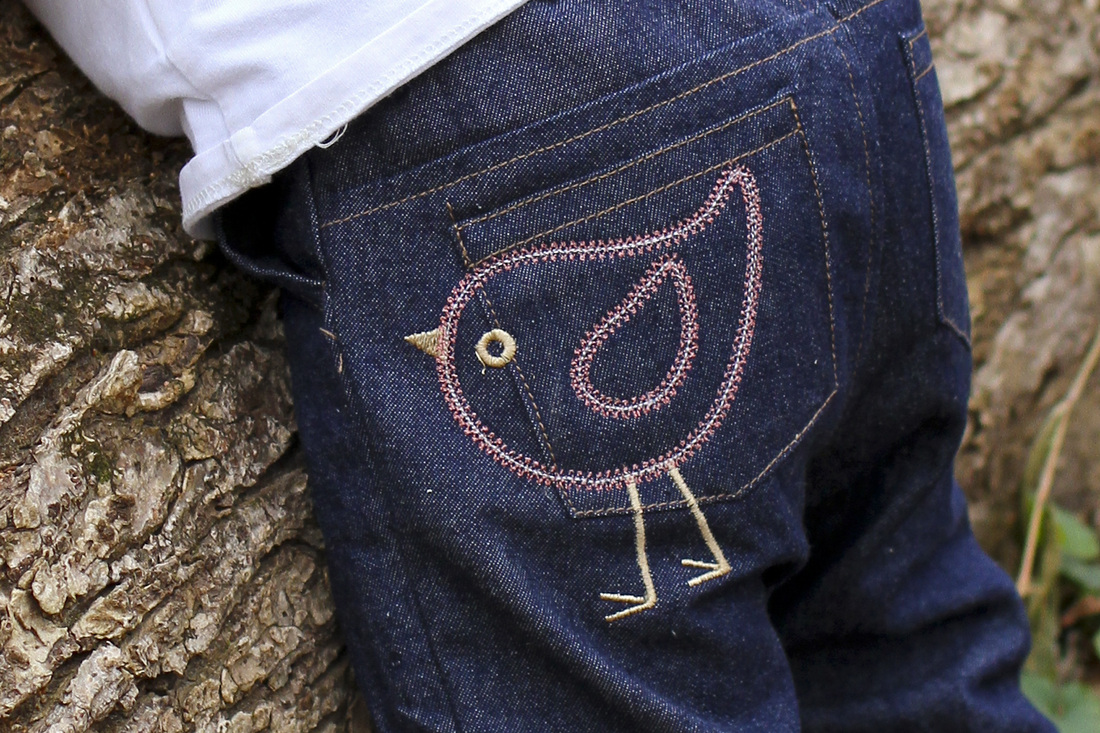 Little Wren slims. Pants by Project Pomona. Photo by Calm Cradle Photo & Design