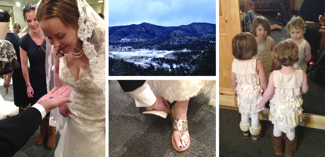 Rocky Mountain wedding preps. By Calm Cradle Photo & Design