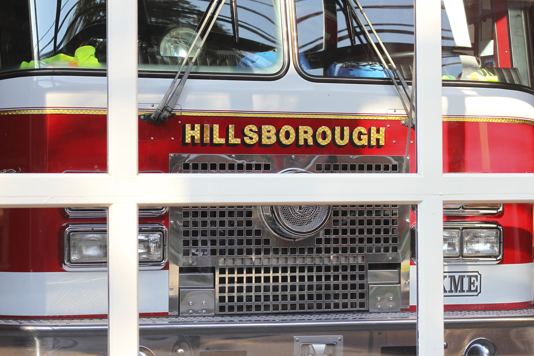 Firetruck. Hillsborough, NC. Calm Cradle Photo & Design