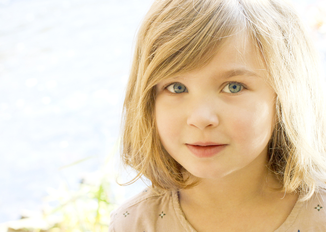 Portraits: 5-year-old by the River. By Calm Cradle Photo & Design