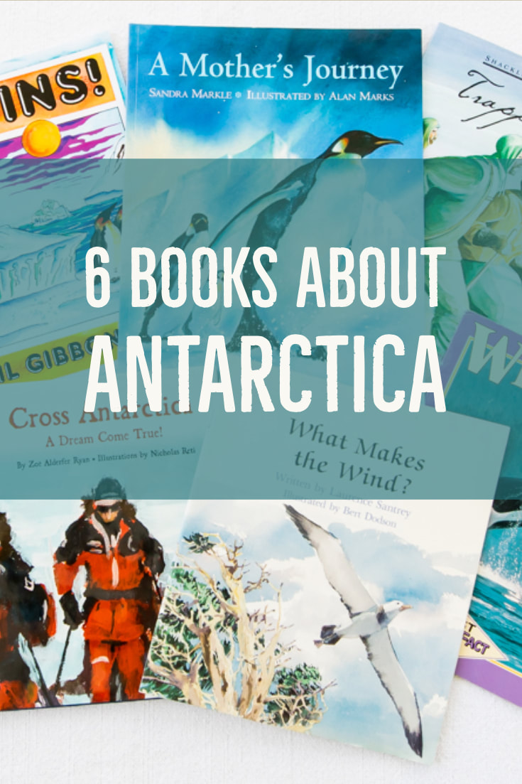 Curriculum: 6 books about Antarctica (Calm Cradle Photo & Design) Chapel Hill, NC. Homeschool unit study.