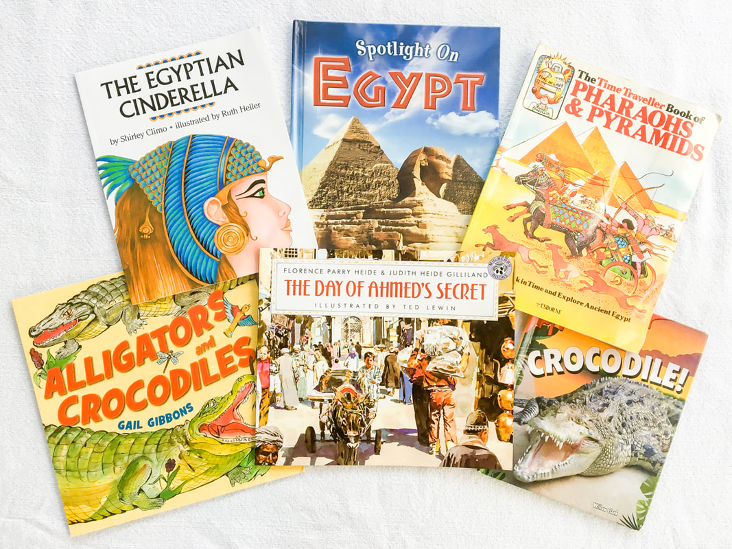 Around the World Unit Study: Books on Egypt (By Calm Cradle Photo & Design)